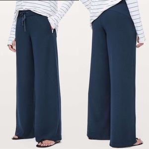 Lululemon True Navy On The Fly Wide Leg Pant